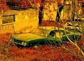 Abandoned car