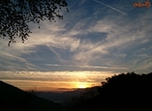 Delphi sunset