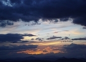 Mountains and sky