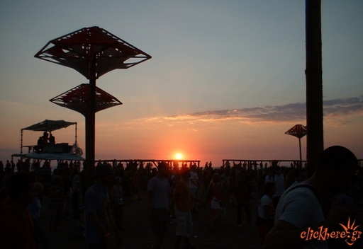Sunset at the Samothraki dance festival