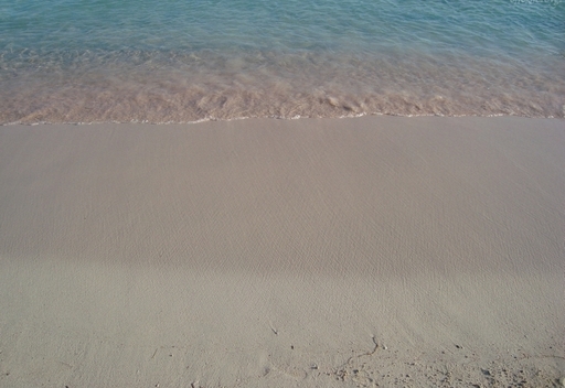 Pink sand